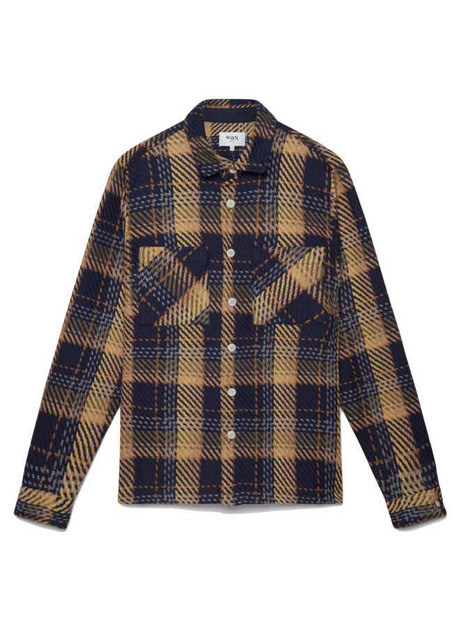 Whiting Shirt Mountain Check - Navy/Khaki