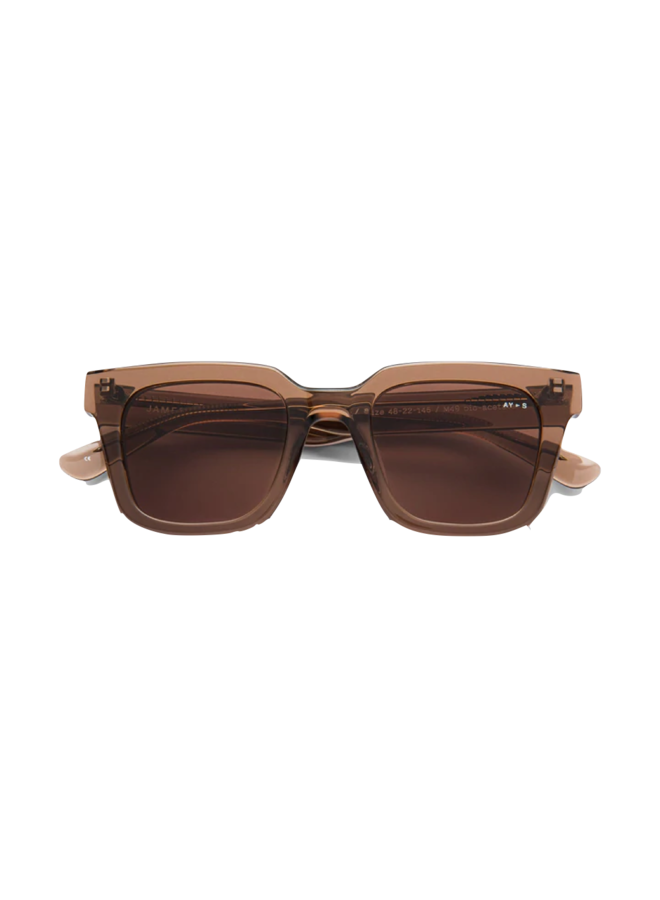 Ruben - Transparent coffee brown