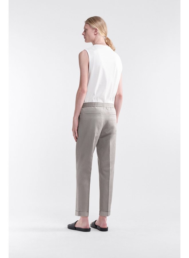 Terry Linen Trouser – Light Taupe