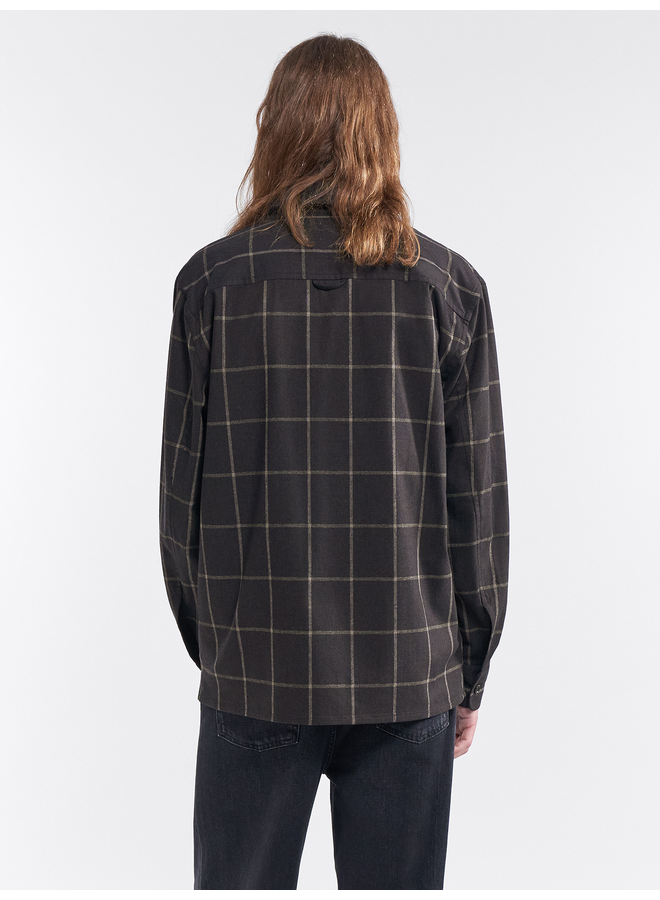 Remy Check Overshirt - Navy Check