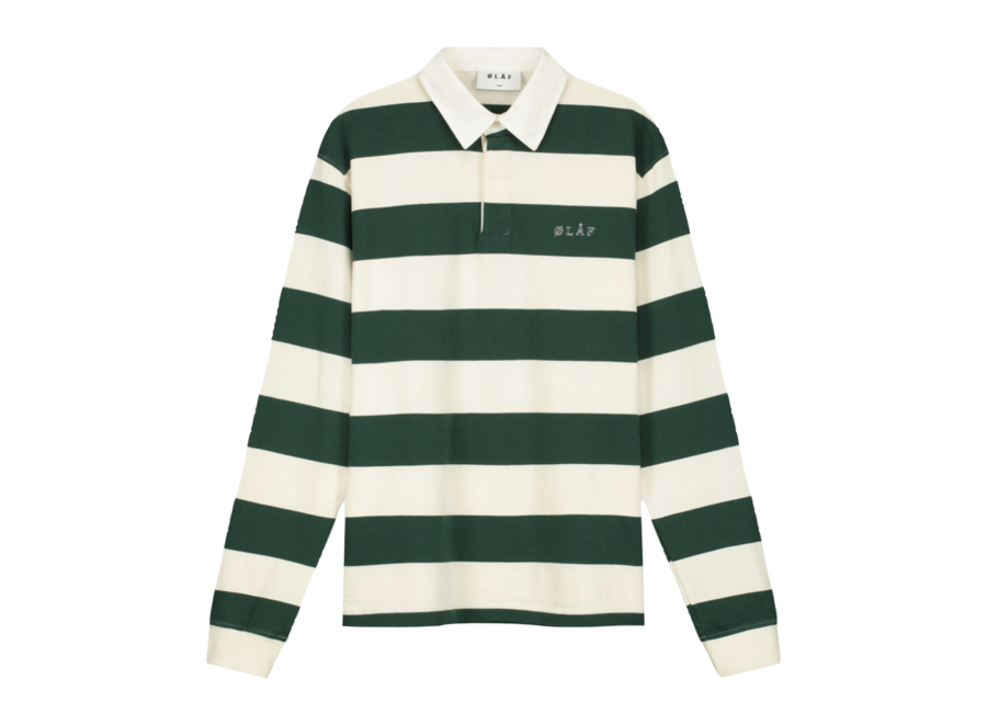 Olaf Rugby Polo - White / Green