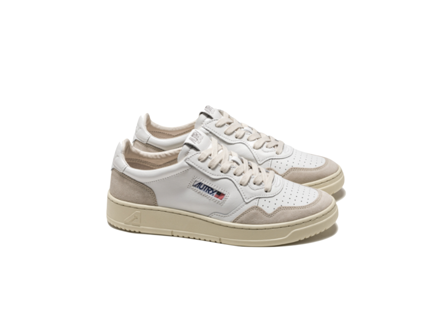 Low Man – Leat/Suede White