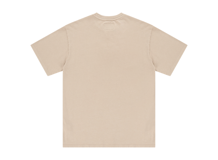 Double Logo T-Shirt - Cashmere Brown