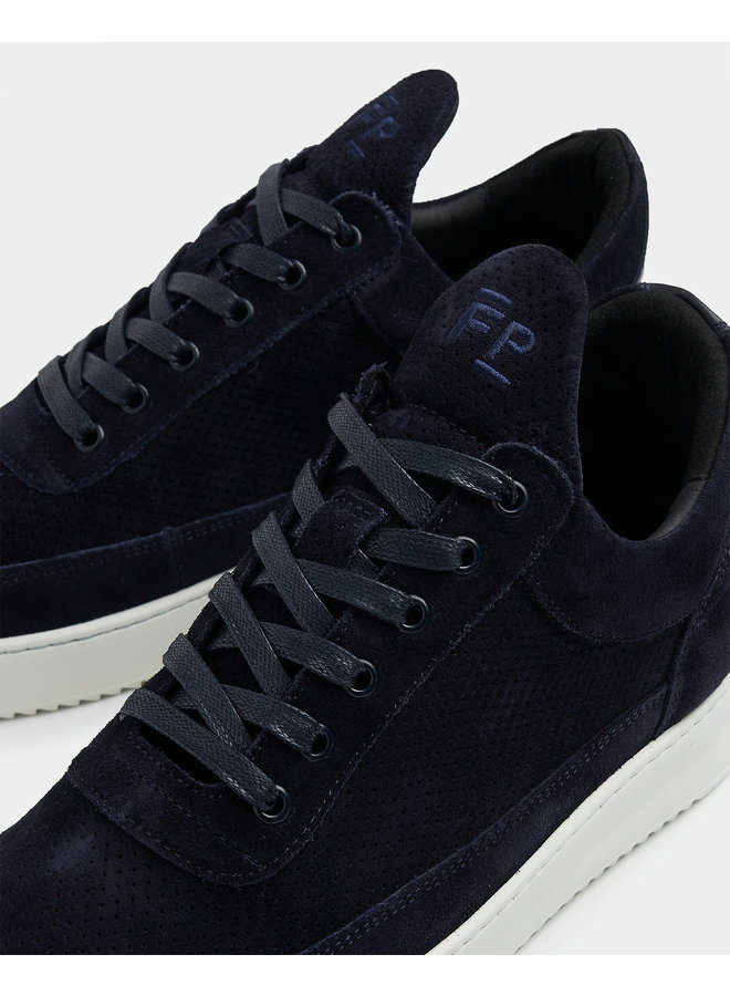 Low Top Perforated Organic - Navy