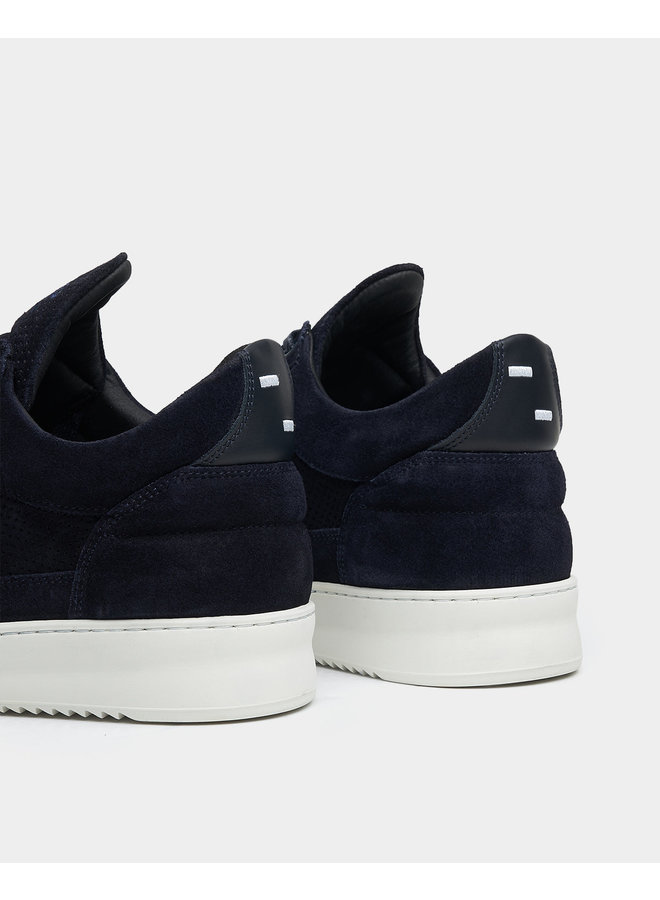 Low Top Perforated Organic - Navy