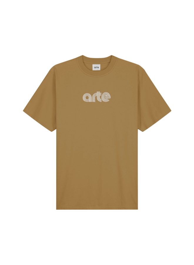 Taut Embroi Logo T-shirt - Inca Gold