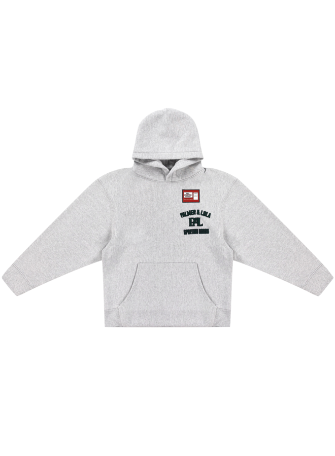 New Arch Logo Hoodie - Light Gray Marl