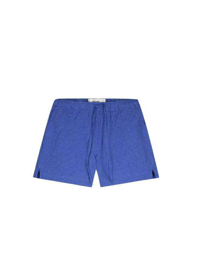 Checkered Shorts - Ultramarine White Check