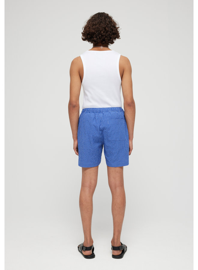 Checkered Shorts - Ultramarine White Check