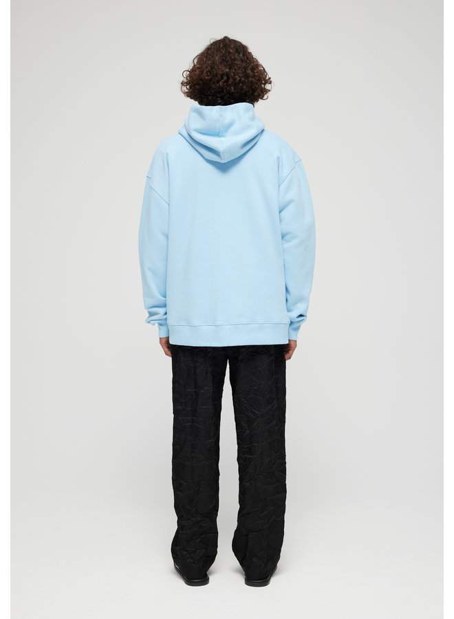 Logo Cotton Hoodie - Sky