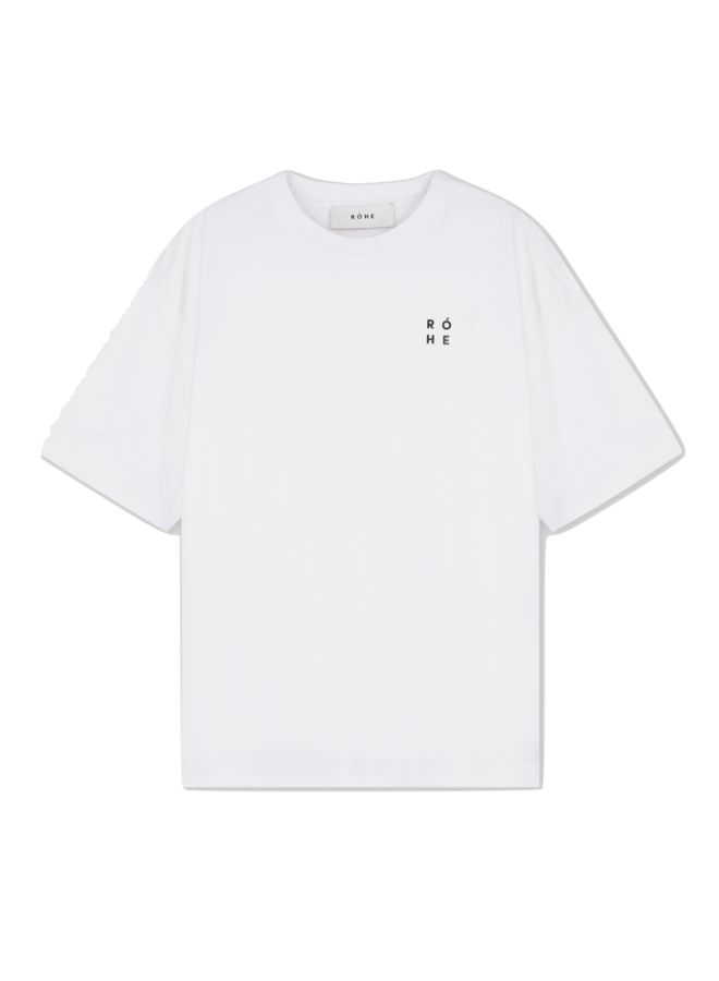 Mercerized Cotton T-Shirt - White