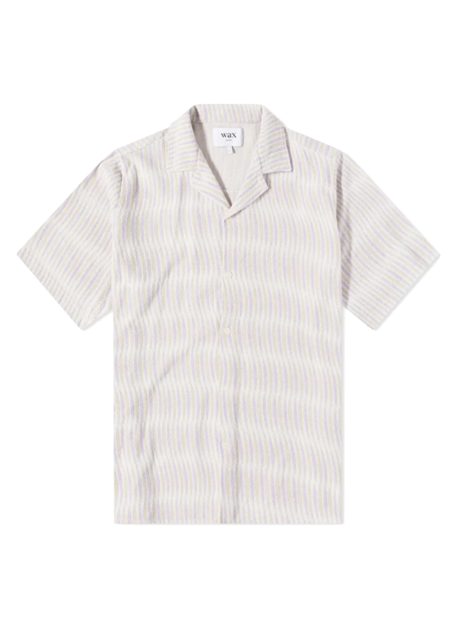 Didcot SS Shirt - Ecru/Lilac