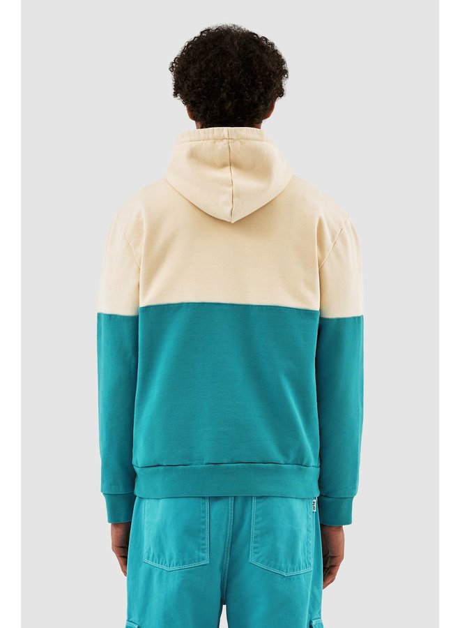 Henny Multi Hoodie - Cream/Lake Blue