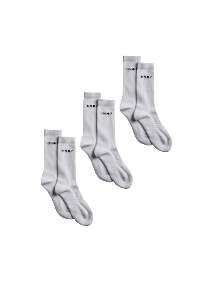 Tennis Sock 9063 3-pack – White