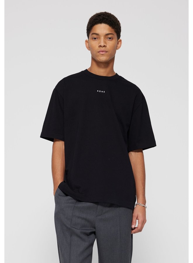 Oversized Logo T-Shirt – Black