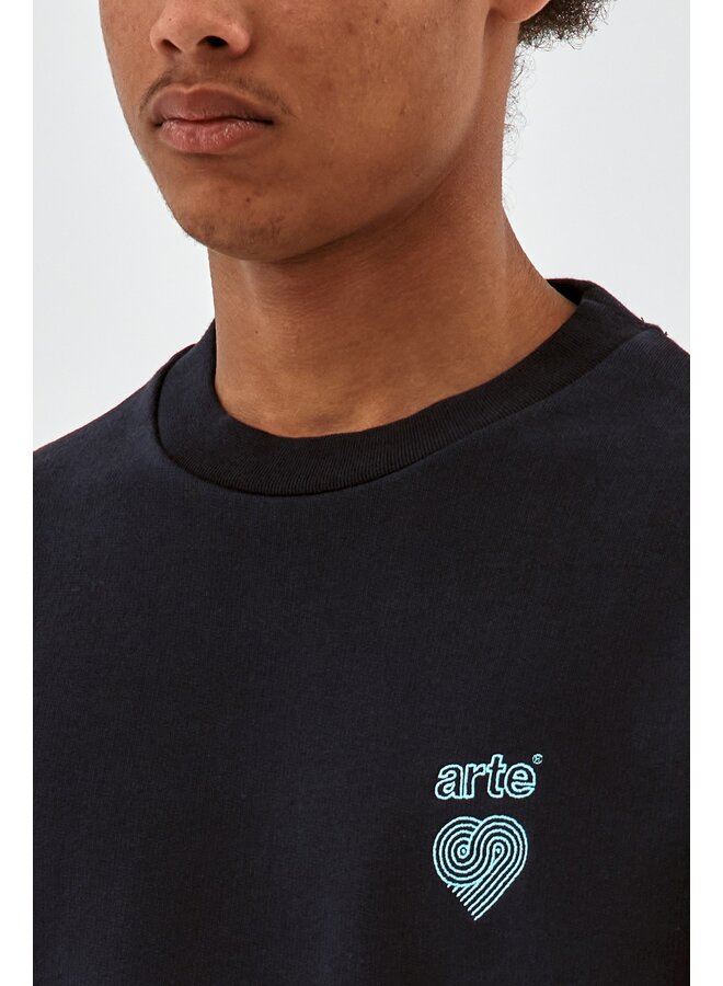 Conrad Heart Logo Crewneck - Navy