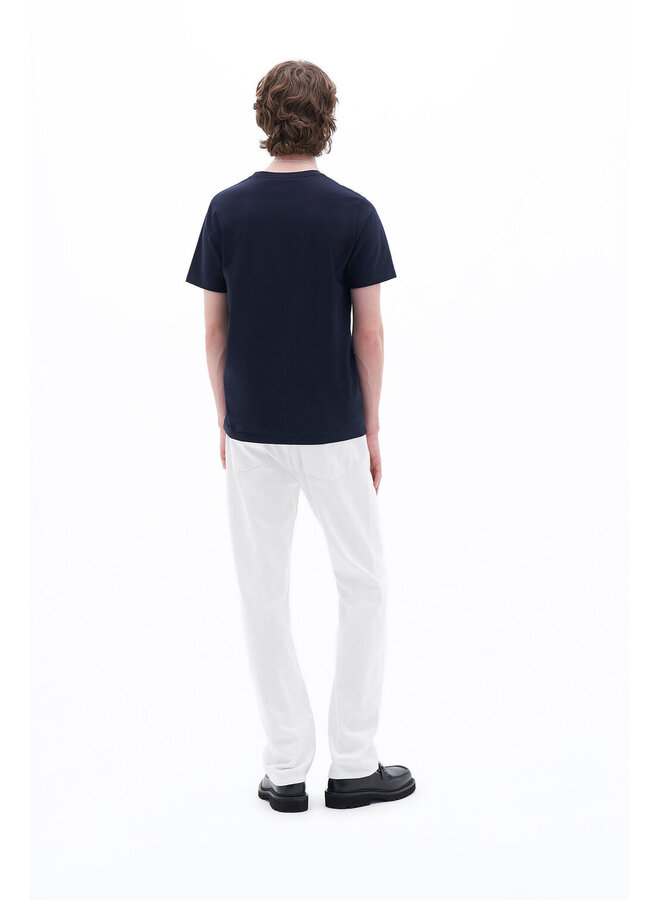 Stretch Cotton T-Shirt – Navy