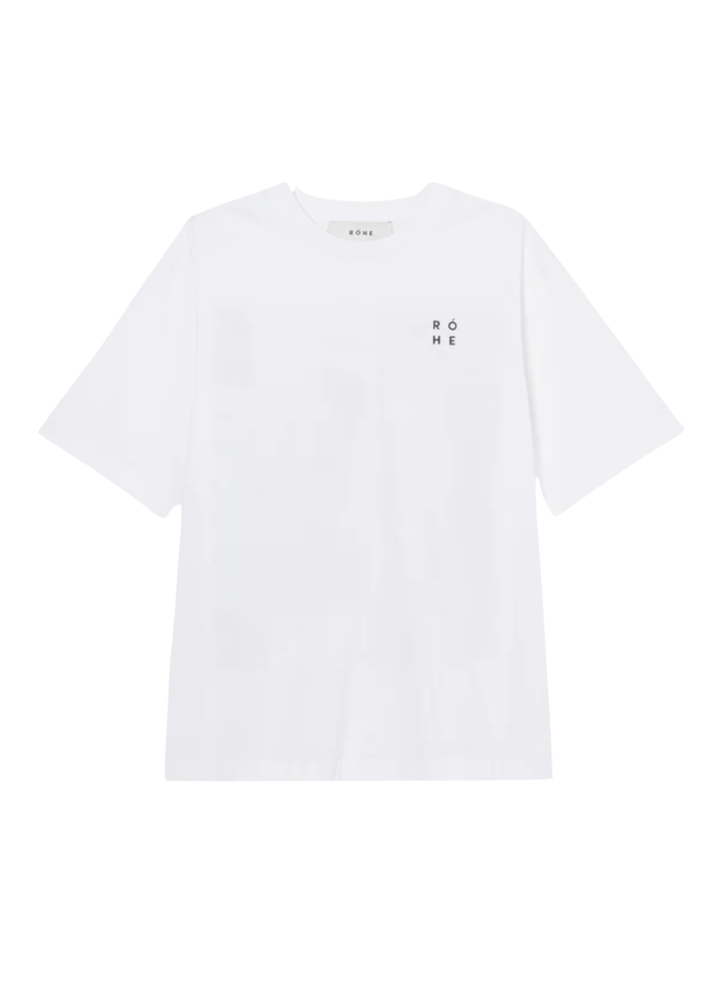 Patchwork Print T-Shirt - White