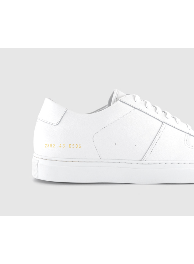 Bball Low Leather – White