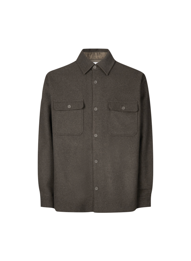 Castor X E overshirt 14163 - Major Brown