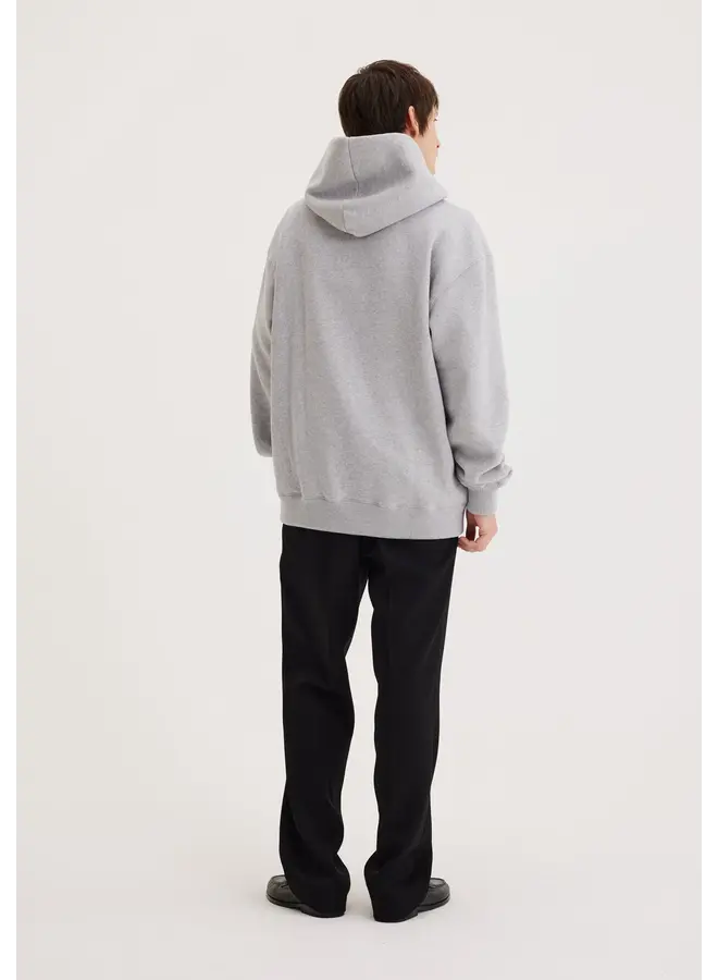 Hooded Sweatshirt - Light Grey Melange