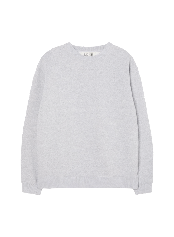 Crewneck Sweatshirt - Light Grey Melange