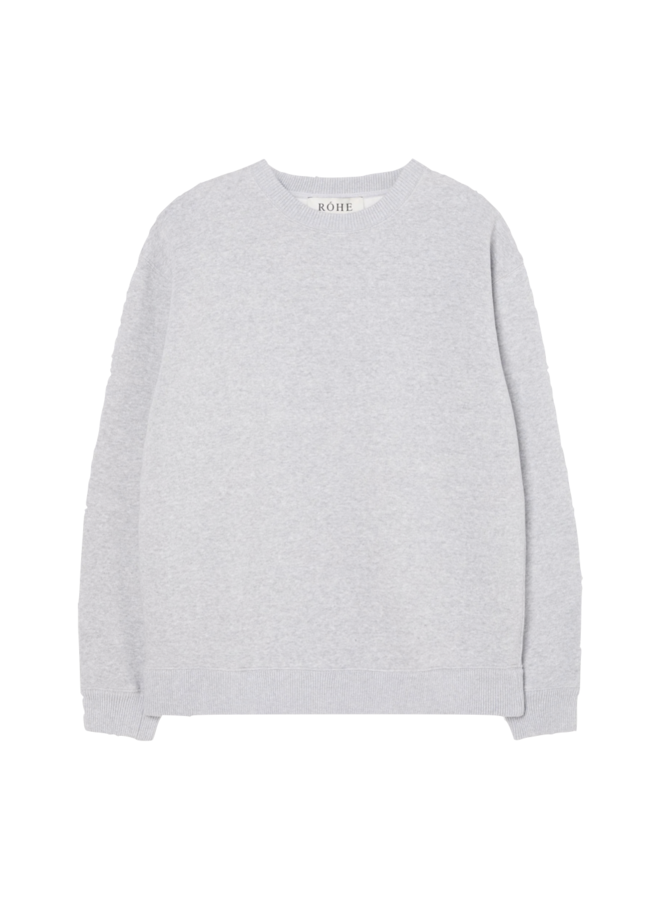 Crewneck Sweatshirt - Light Grey Melange