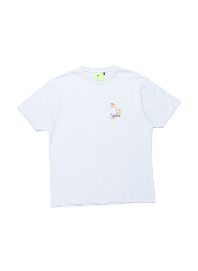 Night Lights Tee – White