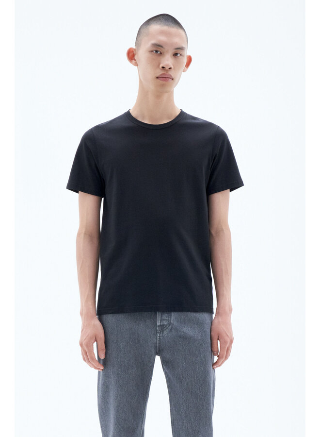 Stretch Cotton Tee – Black