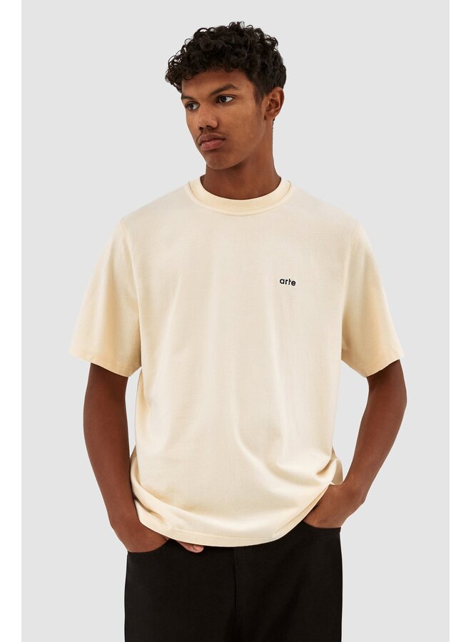 Teo Back Rings T-shirt - Cream