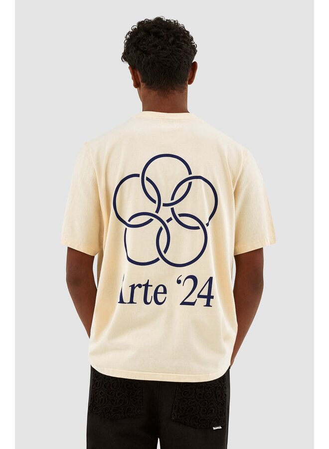 Teo Back Rings T-shirt - Cream