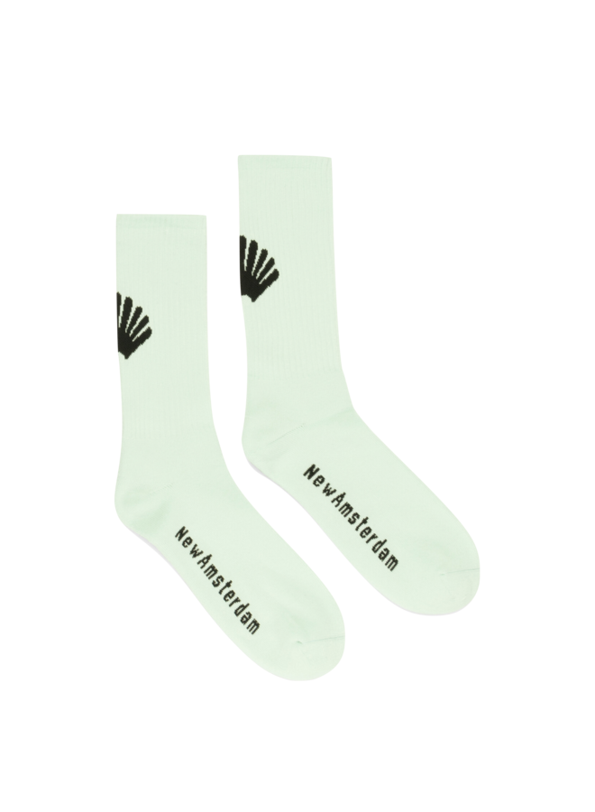 Logo Socks – Bleached Aqua