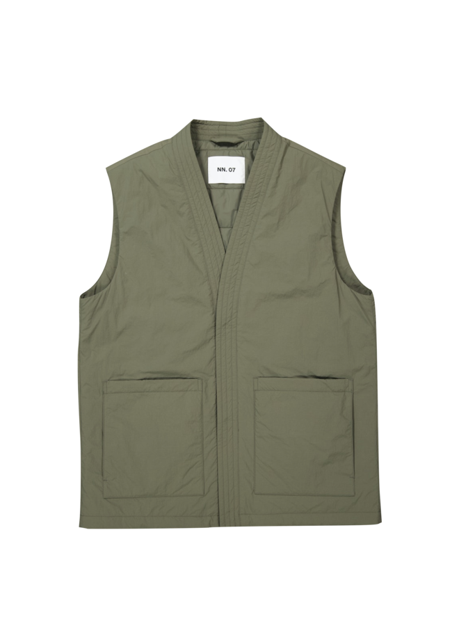 Róhe Bouclé Wool Sleeveless Vest - Brown