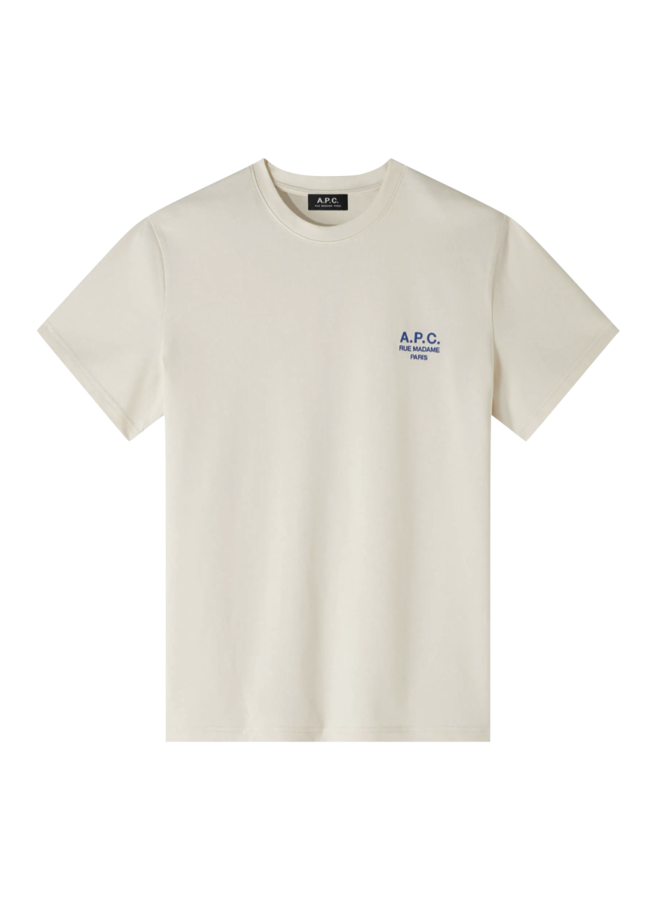 T-Shirt Raymond - Offwhite/Blue