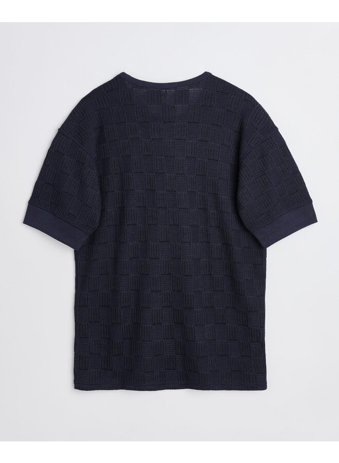 Gym Tee Jacquard – Navy