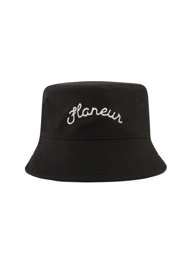 Signature Bucket Hat – black