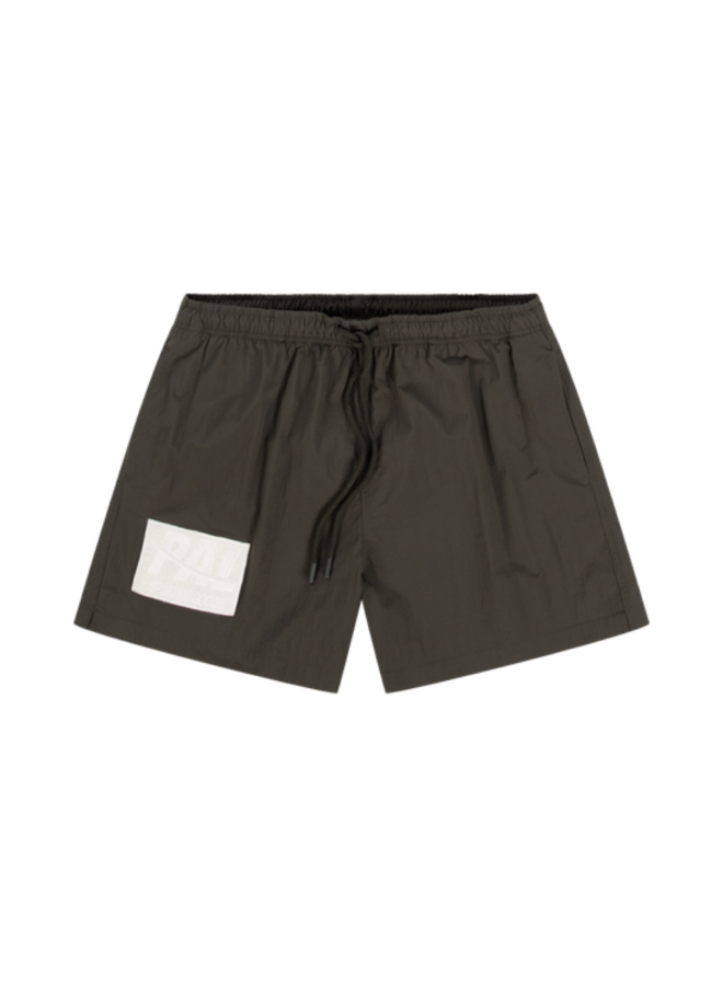 New Order Logo Shorts - Dark Green