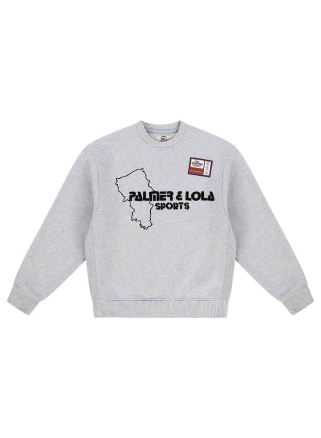 Flag Crewneck - Gray