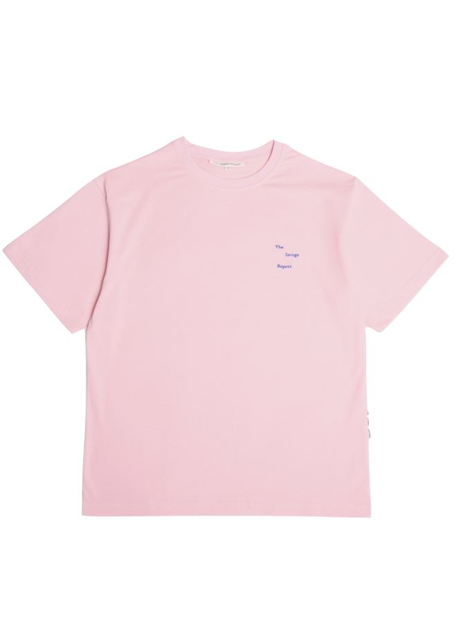 Wavy Logo T-Shirt - Pink