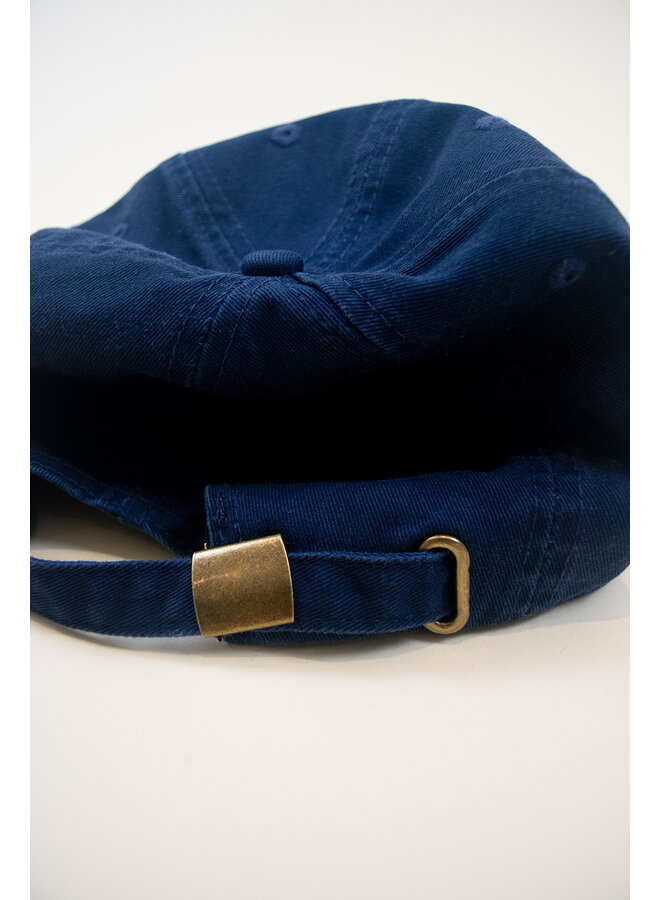 Wave Logo Cap - Navy