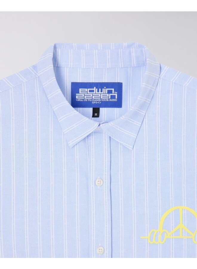 Sebastian Shirt LS - Blue / White