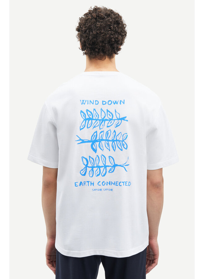 Sawind Uni T-Shirt 11725 - White Connected