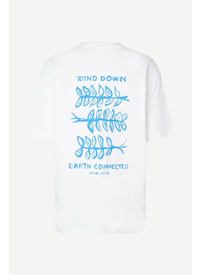 Sawind Uni T-Shirt 11725 - White Connected