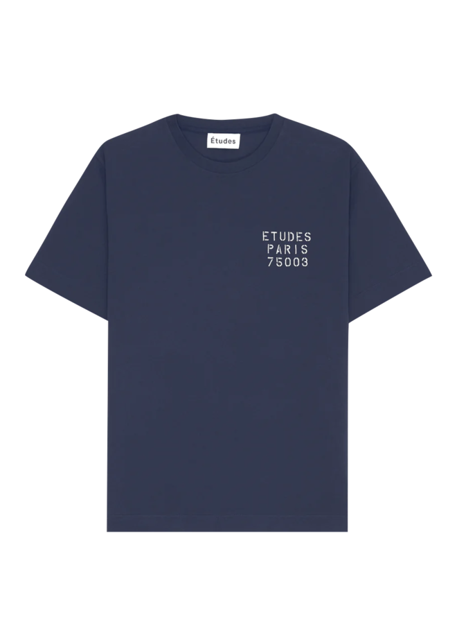 Wonder Small Stencil T-Shirt – Navy