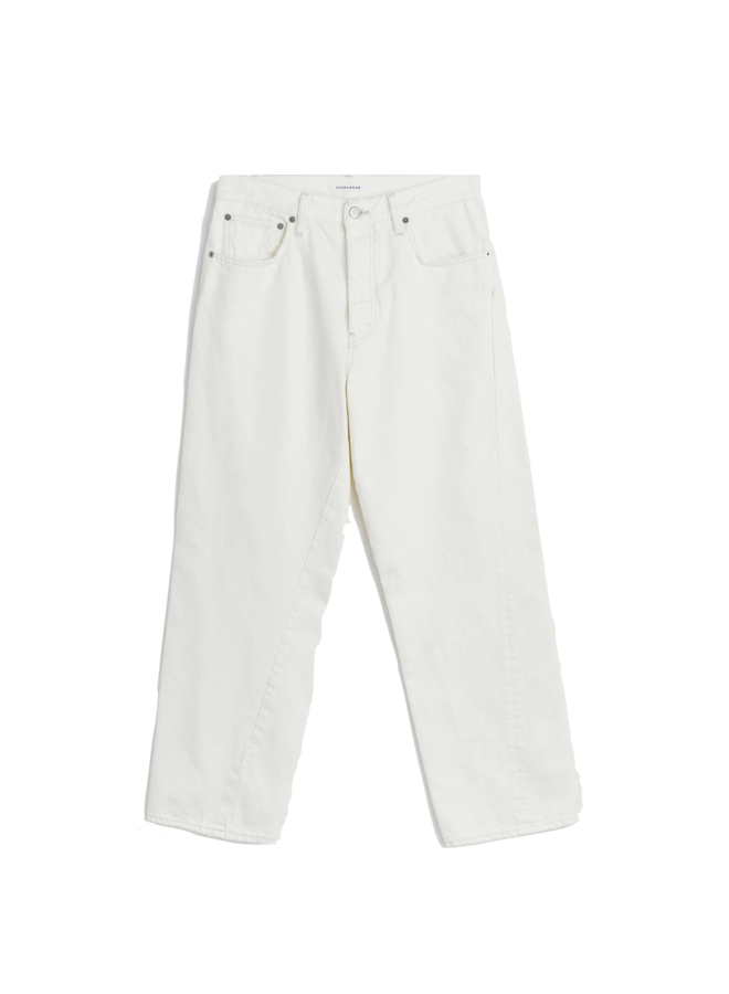Wide Twist Jeans – Vintage White