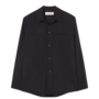 Oversized Wool Overshirt - Noir
