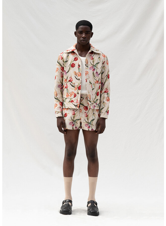 Flower Jacket – Beige