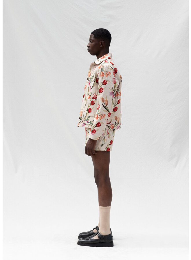 Flower Jacket – Beige