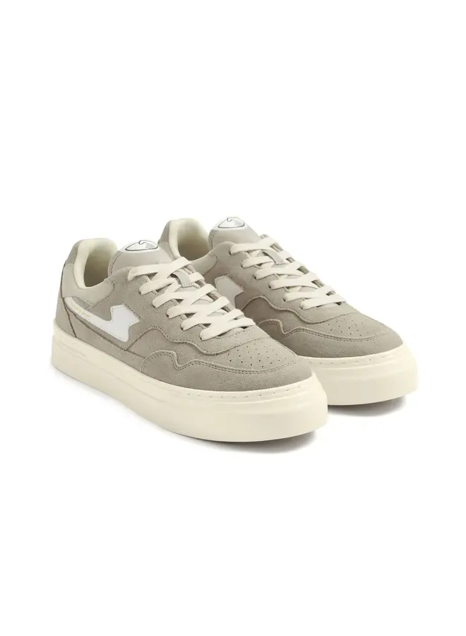 Pearl S-Strike Suede – Light Grey/White