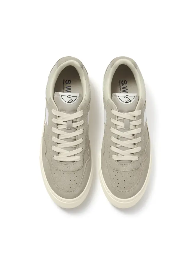 Pearl S-Strike Suede – Light Grey/White